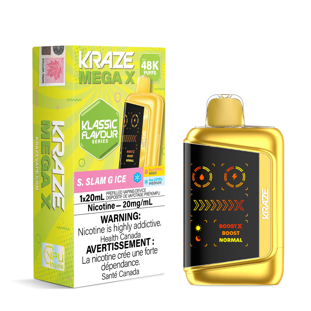 KRAZE MEGA X 48K S.SLAM G ICE 20MG