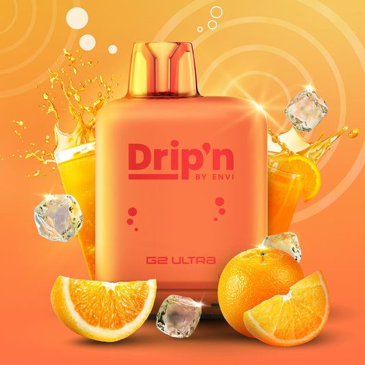 LEVEL X DRIP'N G2 ULTRA 50K ORANGE SPARKLE ICE 20MG