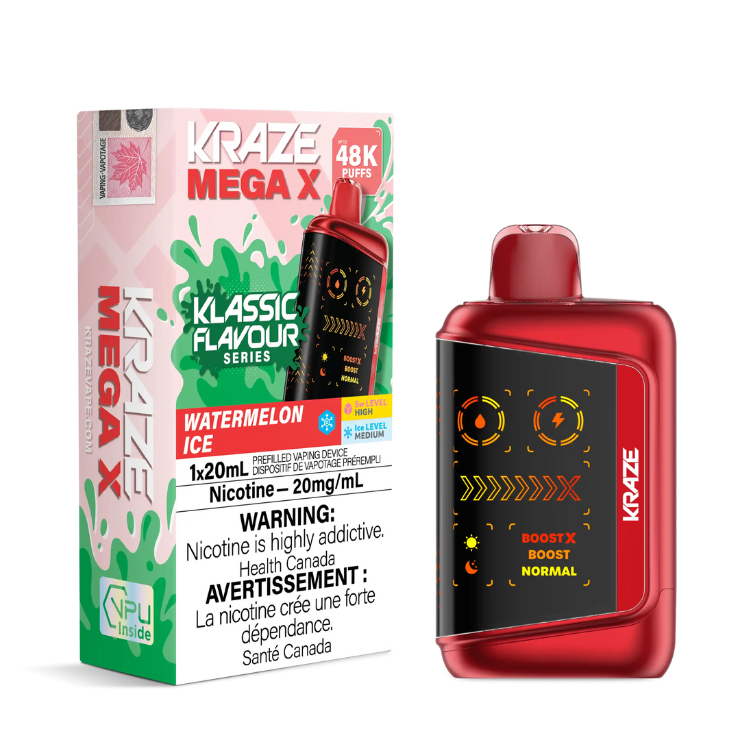 KRAZE MEGA X 48K WATERMELON ICE 20MG