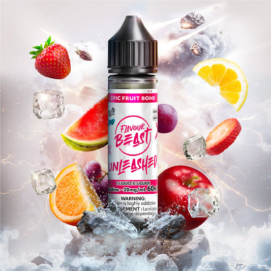 UNLEASHED 60ML EPIC FRUIT BOMB ICED 20MG