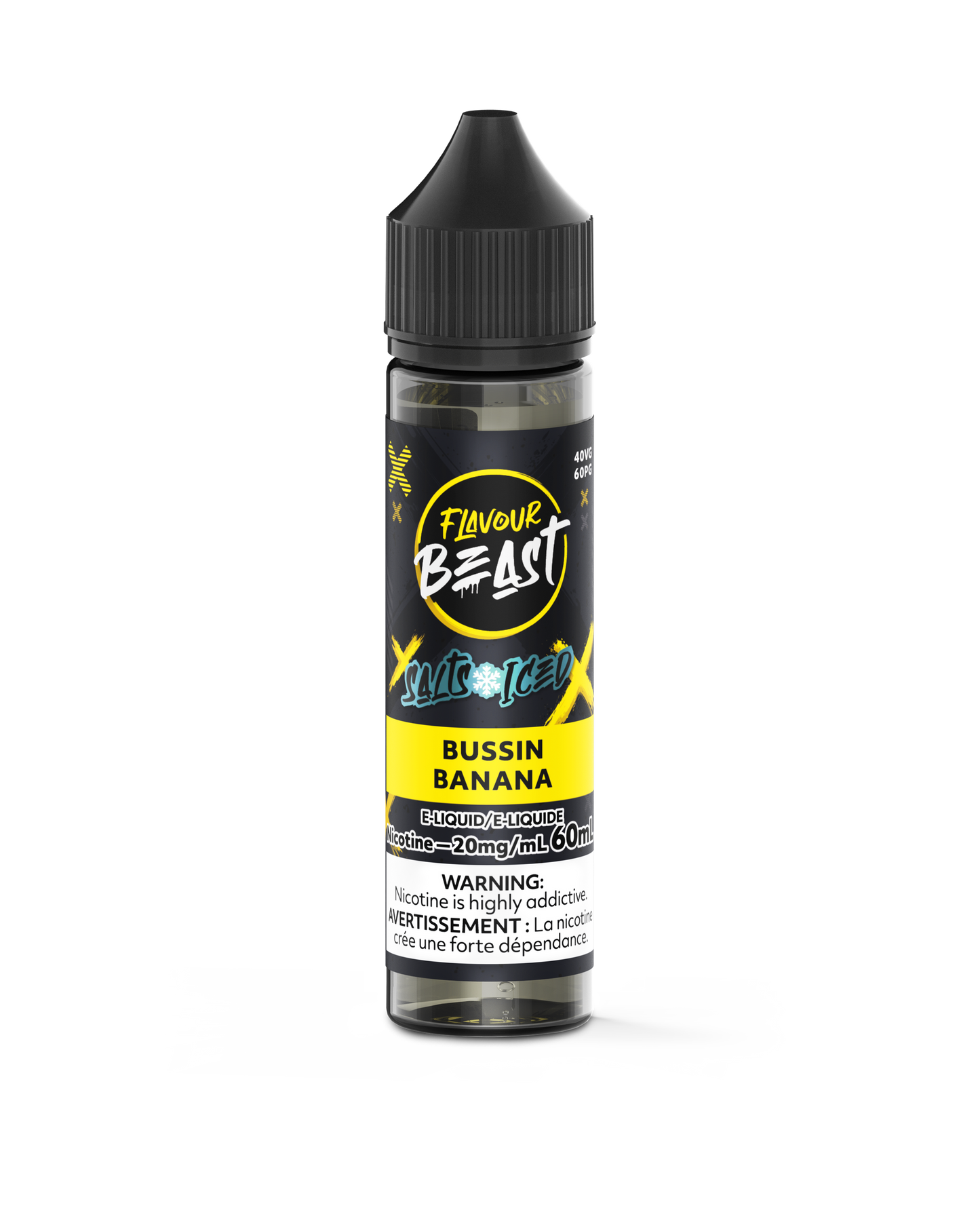 FLAVOUR BEAST 60ML BUSSIN' BANANA ICED 20MG