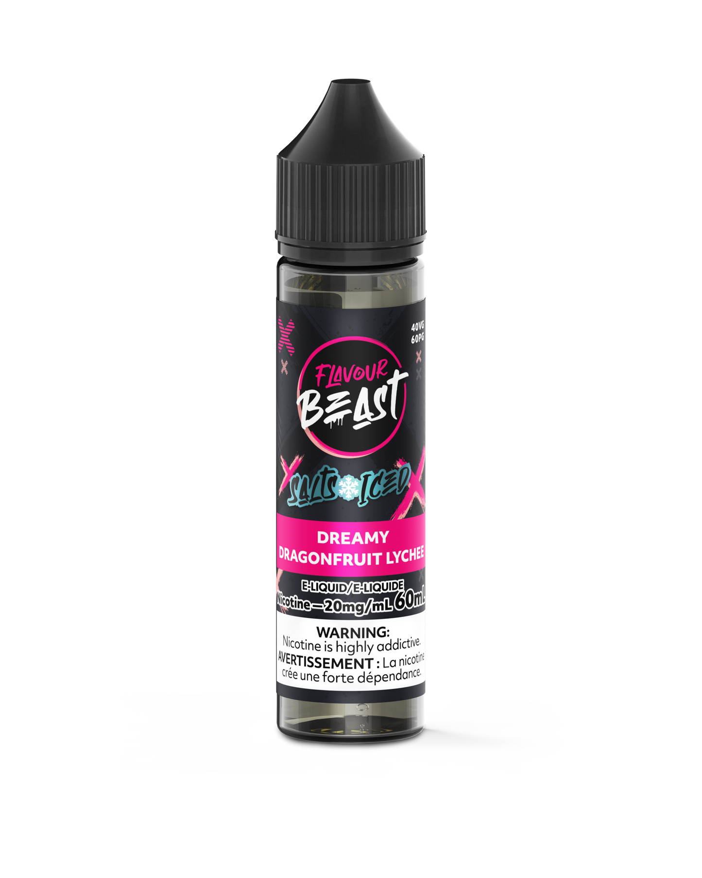FLAVOUR BEAST 60ML DREAMY DRAGONFRUIT LYCHEE ICED 20MG