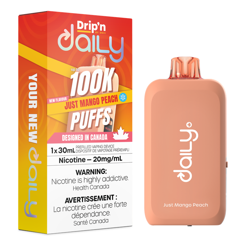 DRIP'N DAILY 100K JUST MANGO PEACH ICED 20MG