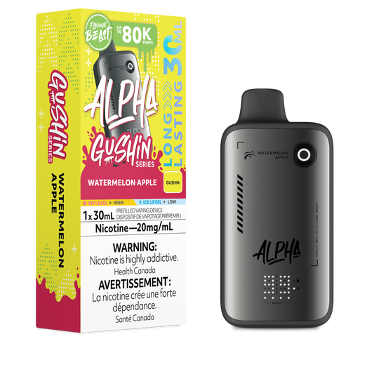FLAVOUR BEAST ALPHA 80K GUSHIN’ WATERMELON APPLE 20MG