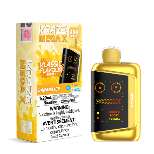 KRAZE MEGA X 48K BANANA ICE 20MG