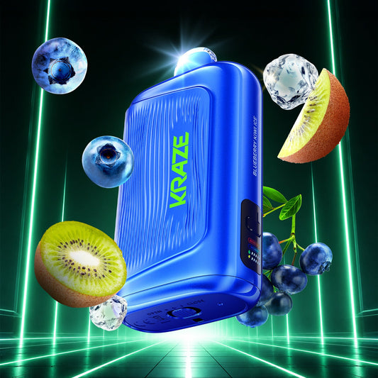 KRAZE GIGA 150K BLUEBERRY KIWI ICE 20MG
