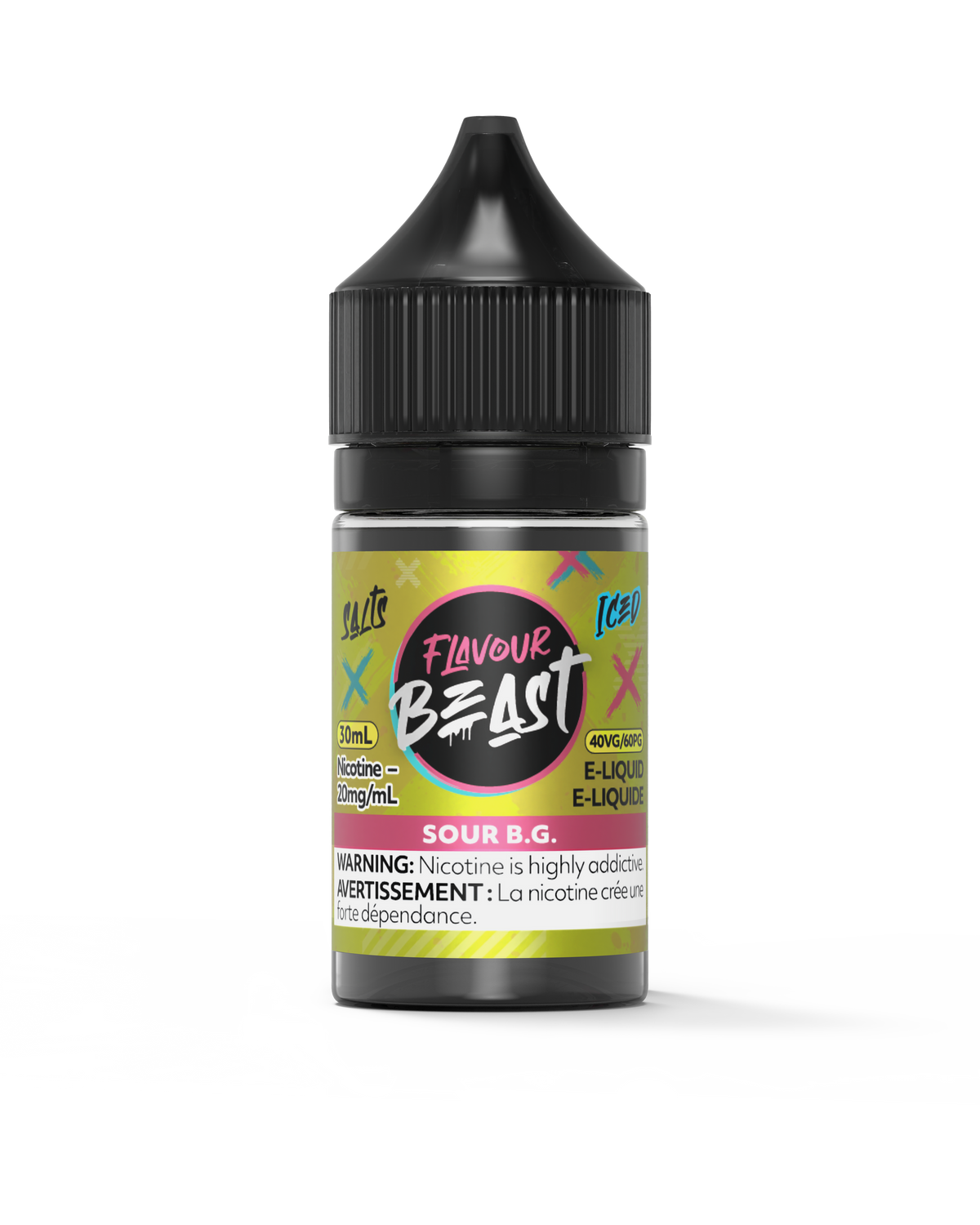 SOUR B.G. ICED 20MG 30ML