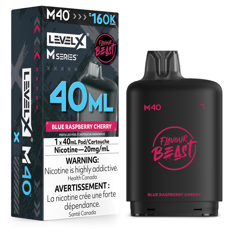 LEVEL X M SERIES 160K BLUE RASPBERRY CHERRY 20MG