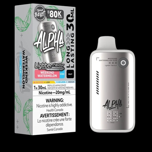 FLAVOUR BEAST ALPHA LIGHTER FLAVOUR 80K WEEKEND WATERMELON ICED 20MG