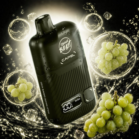 FLAVOUR BEAST CAPSL AFX30 150K WILD WHITE GRAPE ICED 20MG