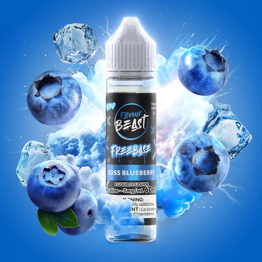 FLAVOUR BEAST BOSS BLUEBERRY ICED 60ML 3MG