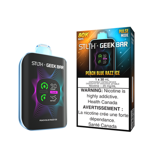 STLTH x GEEKBAR 80K PEACH BLUE RAZZ ICE 20MG