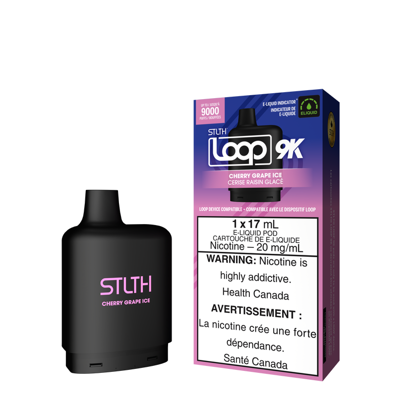 STLTH LOOP 9K CHERRY GRAPE ICE 20MG