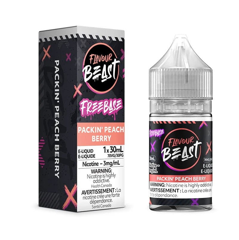 FLAVOUR BEAST 3MG PACKIN' PEACH BERRY 30ML