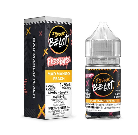 FLAVOUR BEAST 3MG  MAD MANGO PEACH 30ML