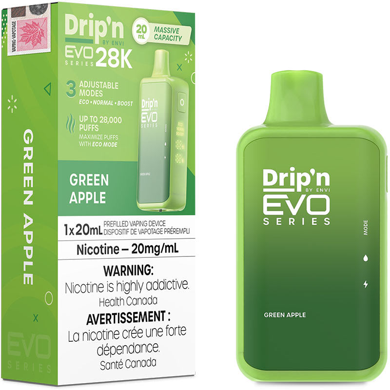 DRIP'N EVO 28K GREEN APPLE 20MG