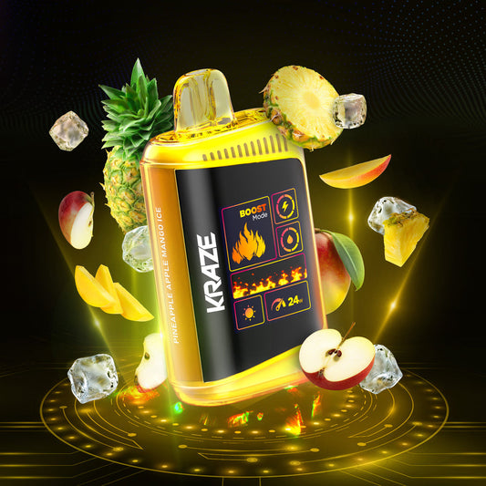 KRAZE MEGA 10-20K PINEAPPLE APPLE MANGO ICE 20MG