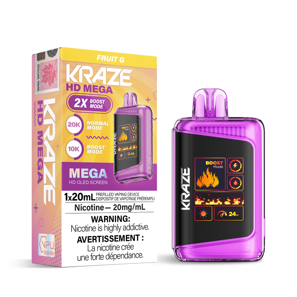 KRAZE MEGA 10-20K FRUIT G 20MG