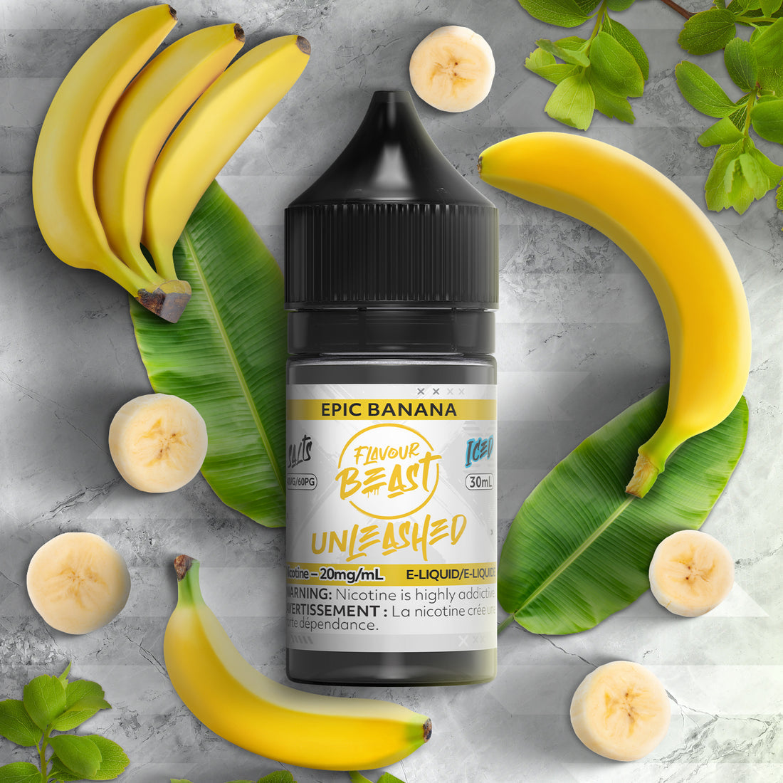 UNLEASHED EPIC ICED BANANA 20MG 30ML