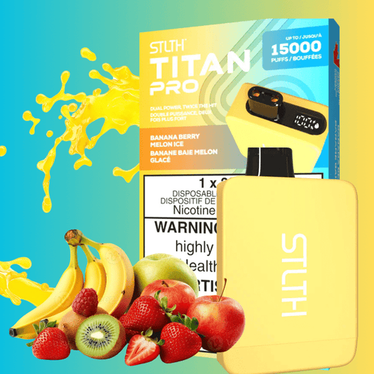 TITAN PRO 15K BANANA BERRY MELON ICE 20MG