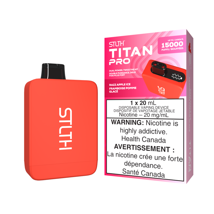 TITAN PRO 15K RAZZ APPLE ICE 20MG