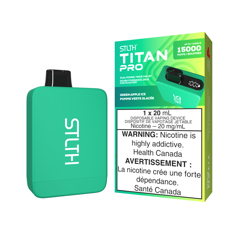 TITAN PRO 15K GREEN APPLE ICE 20MG