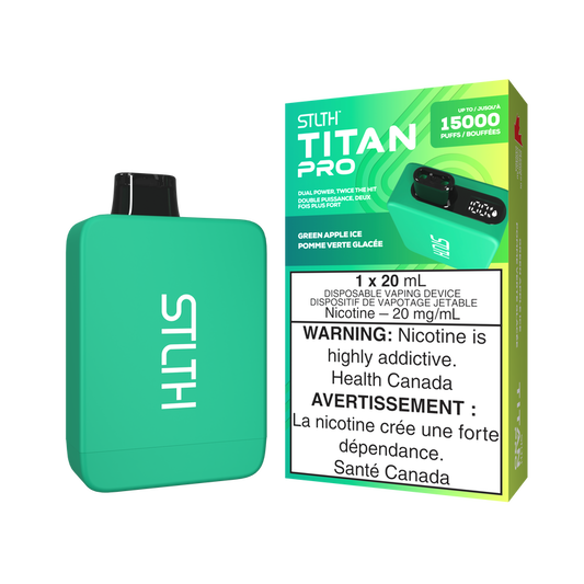 TITAN PRO 15K GREEN APPLE ICE 20MG