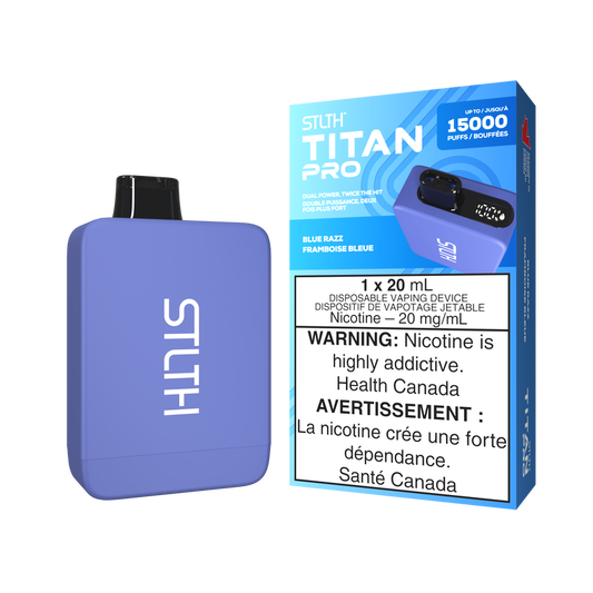 TITAN PRO 15K BLUE RAZZ 20MG