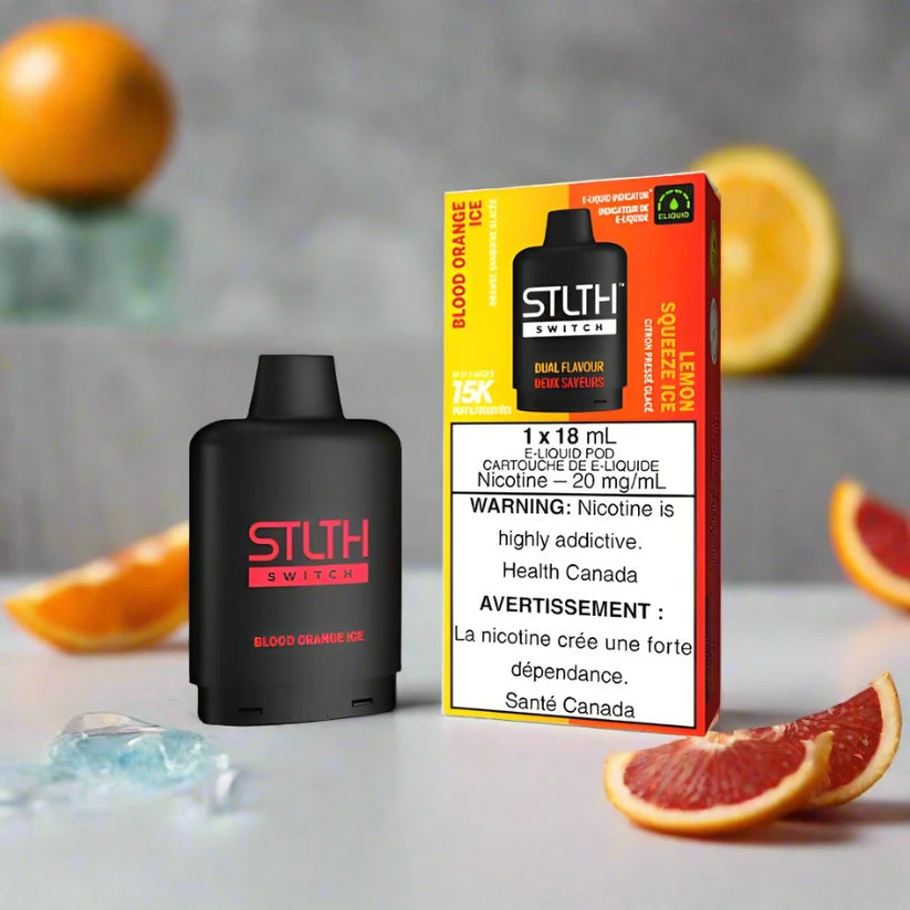 STLTH SWITCH 15K BLOOD ORANGE ICE/LEMON SQUEEZE ICE 20MG