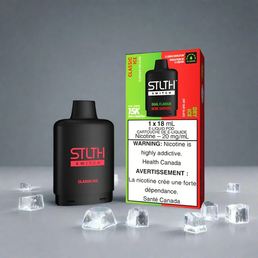 STLTH SWITCH 15K CLASSIC ICE/DRY ICE 20MG