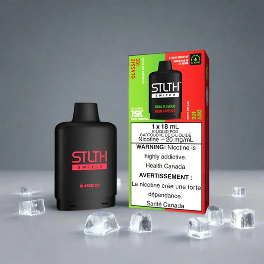 STLTH SWITCH 15K CLASSIC ICE/DRY ICE 20MG