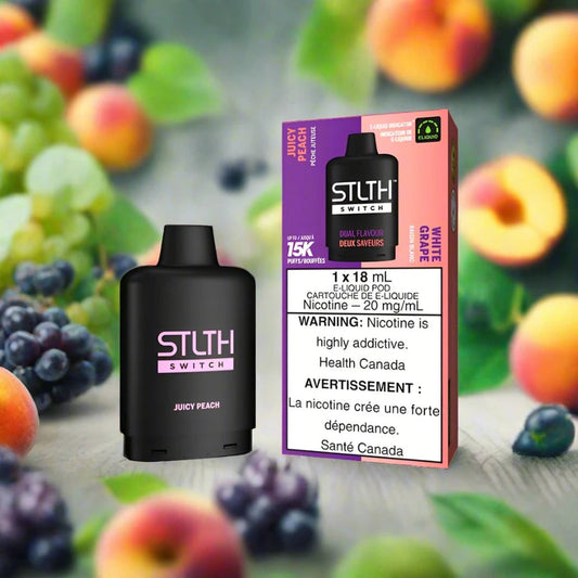 STLTH SWITCH 15K JUICY PEACH/WHITE GRAPE 20MG