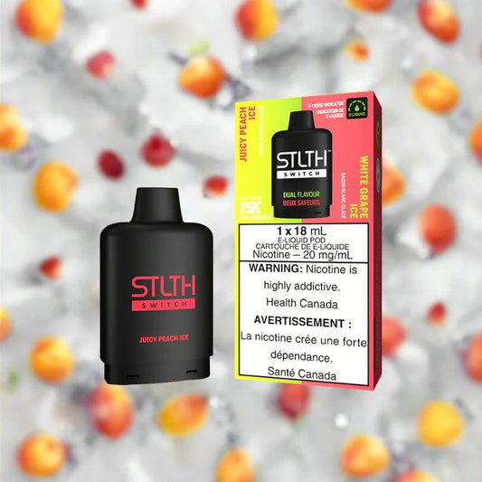 STLTH SWITCH 15K JUICY PEACH ICE/ WHITE GRAPE ICE 20MG