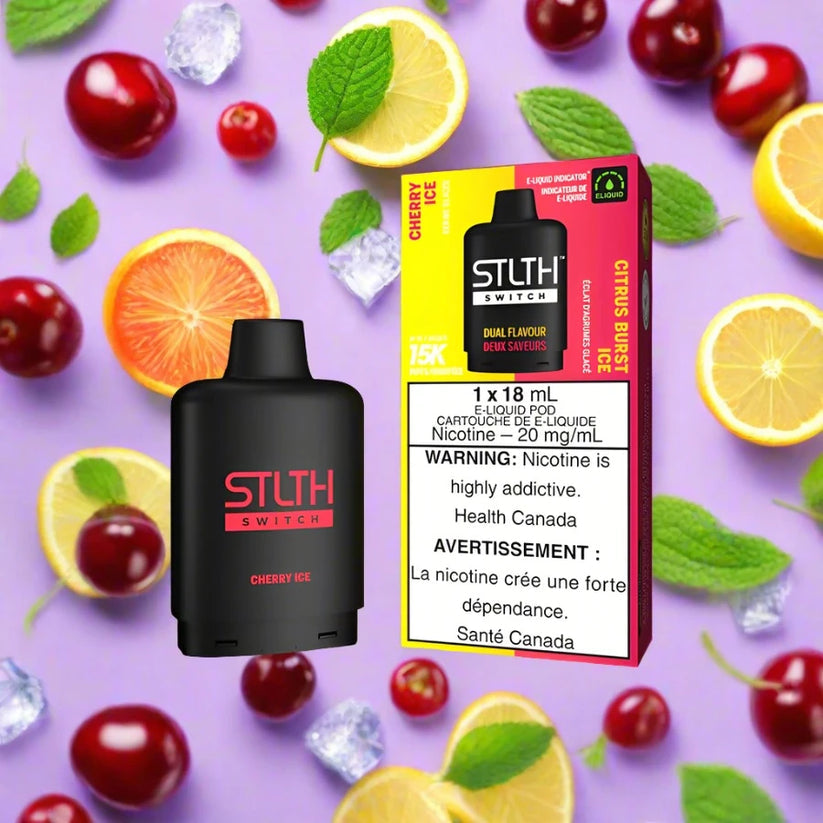 STLTH SWITCH 15K CHERRY ICE/CITRUS BURST ICE 20MG