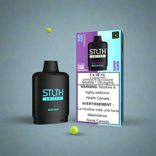 STLTH SWITCH 15K BLUE RAZZ/WHITE GRAPE 20MG