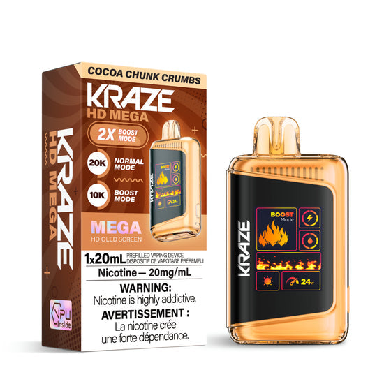 KRAZE MEGA 10-20K COCOA CHUNK CRUMBS 20MG