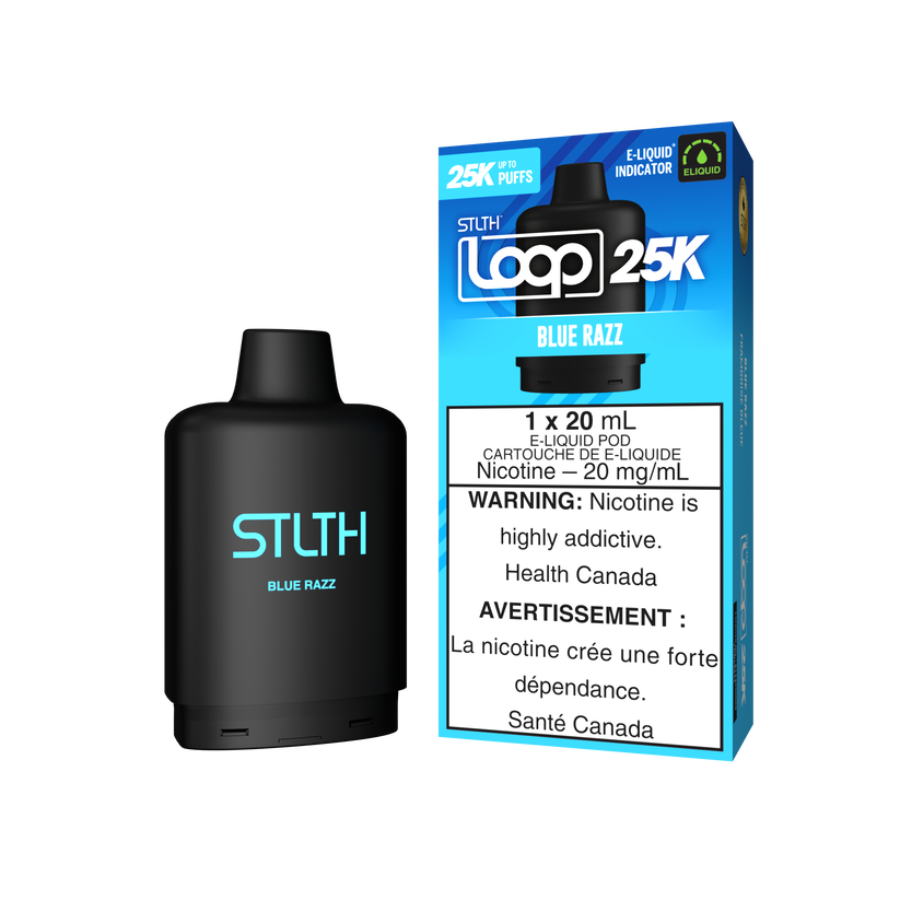 STLTH LOOP2 25K BLUE RAZZ 20MG