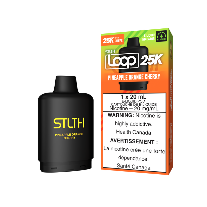 STLTH LOOP2 25K PINEAPPLE ORANGE CHERRY 20MG