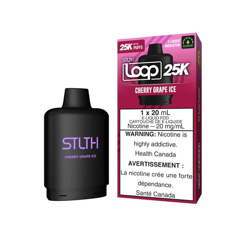 STLTH LOOP2 25K CHERRY GRAPE ICE 20MG