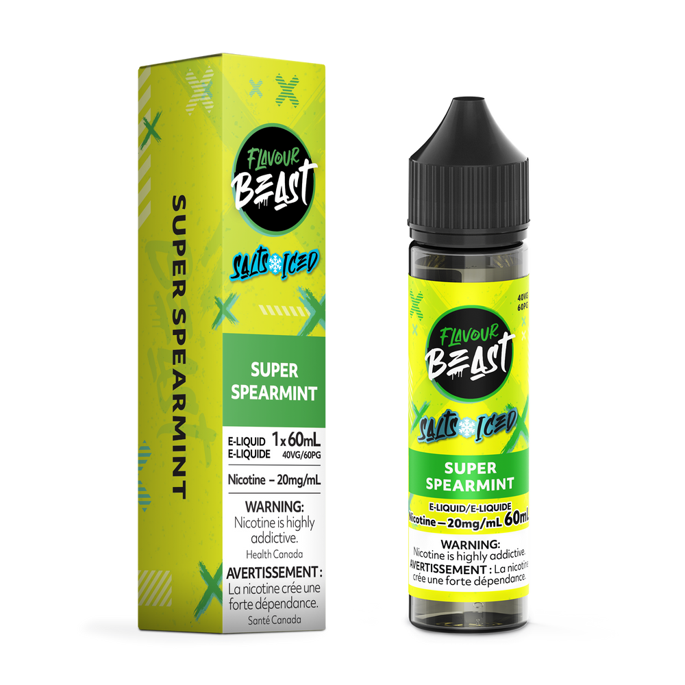 FLAVOUR BEAST 60ML SUPER SPEARMINT ICED 20MG