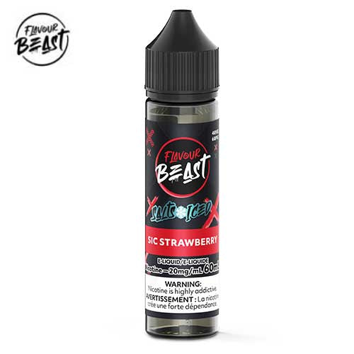 FLAVOUR BEAST 60ML SIC STRAWBERRY ICED 20MG