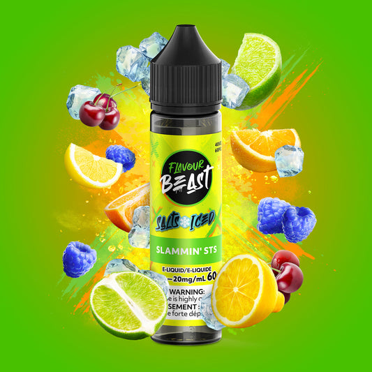 FLAVOUR BEAST 60ML SLAMMIN’ STS ICED 20MG