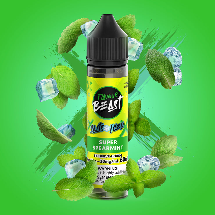 FLAVOUR BEAST 60ML SUPER SPEARMINT ICED 20MG