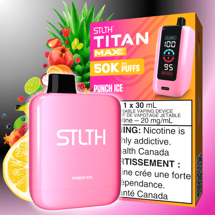 STLTH TITAN MAX 50K PUNCH ICE 20MG