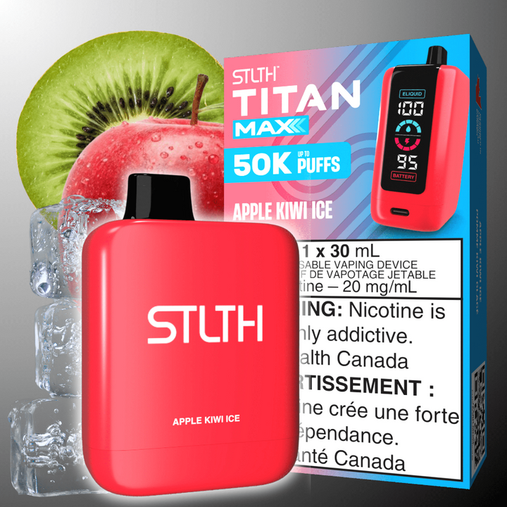 STLTH TITAN MAX 50K APPLE KIWI ICE 20MG