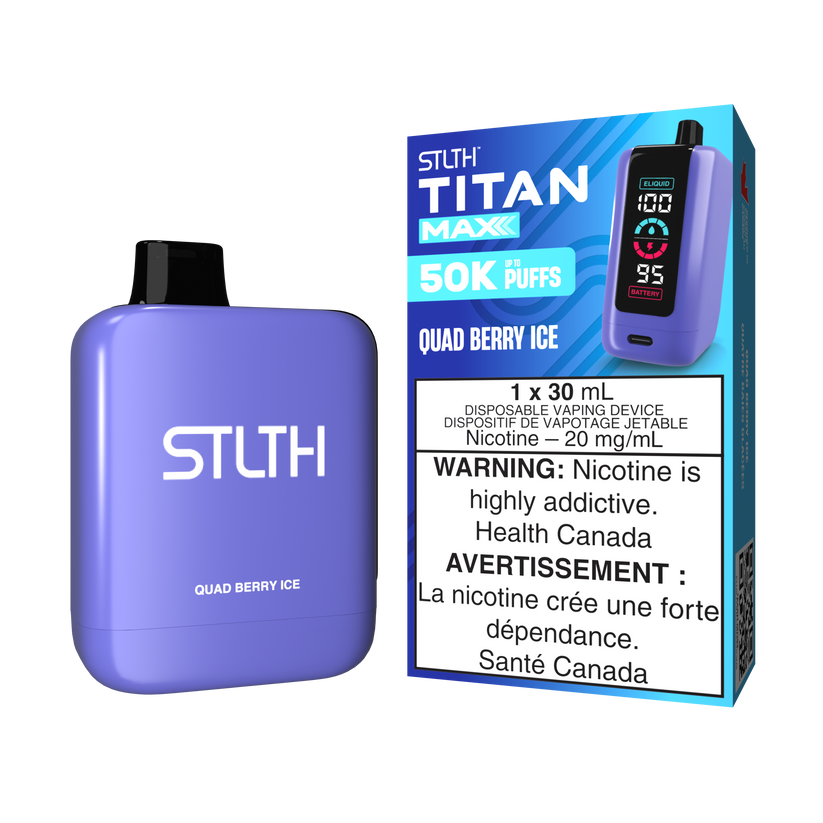 STLTH TITAN MAX 50K QUAD BERRY ICE 20MG