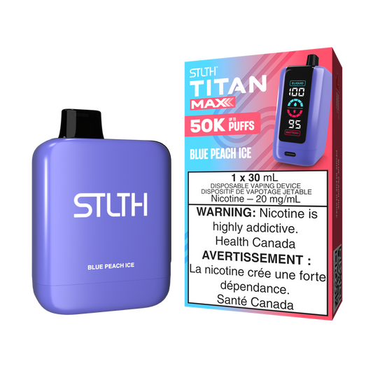 STLTH TITAN MAX 50K BLUE PEACH ICE 20MG