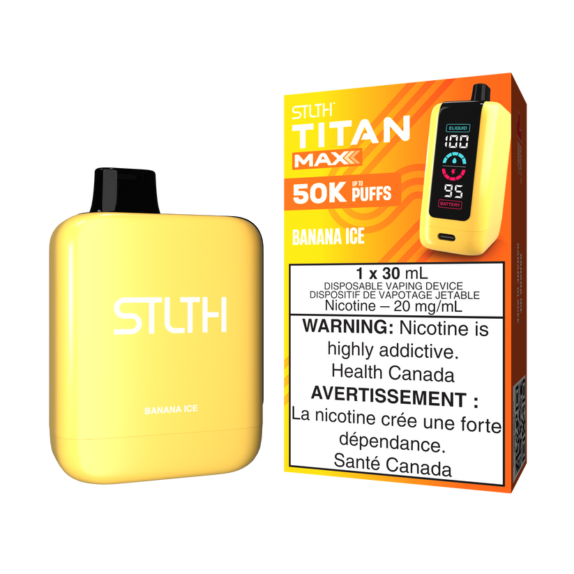 STLTH TITAN MAX 50K BANANA ICE 20MG