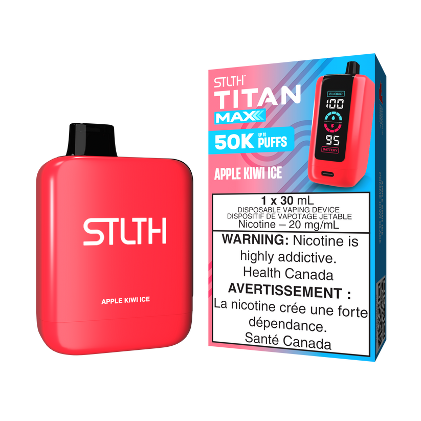 STLTH TITAN MAX 50K APPLE KIWI ICE 20MG