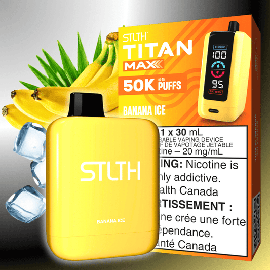 STLTH TITAN MAX 50K BANANA ICE 20MG